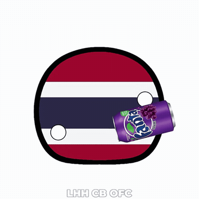 Ball With Purple Fanta Can GIF