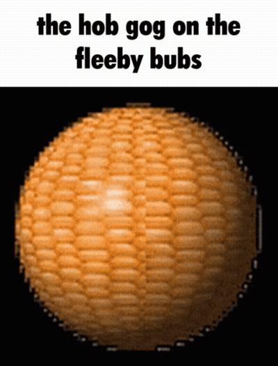 Ball With Text The Hob Gog On The Fleeby Bubs GIF