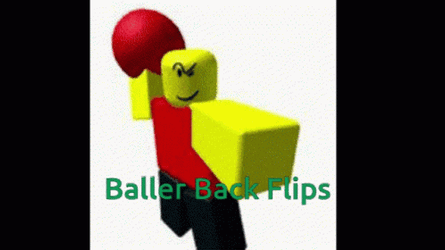 Baller Back Flips Roblox GIF