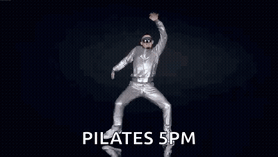 Ballerina In White Tutu Dancing Pilates 5Pm GIF