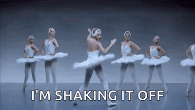 Ballerinas Shaking It Off Dancing In Row GIF