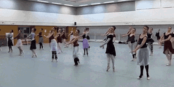 Ballet Arabesque Training GIF