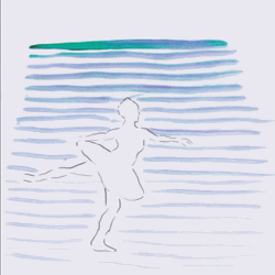 Ballet Ballerina Watercolor Pirouette  GIF