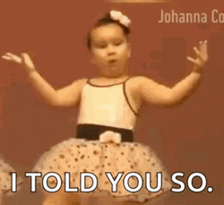 Ballet Kid I Told You So GIF