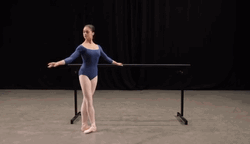 Ballet Poses Ballerina Training  GIF