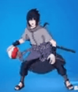 Ballin Sasuke Uchiha Fortnite Dance Meme GIF