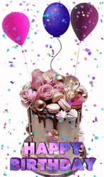 Ballons Birthday Queen GIF