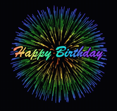 Balloons With Happy Birthday Words GIF