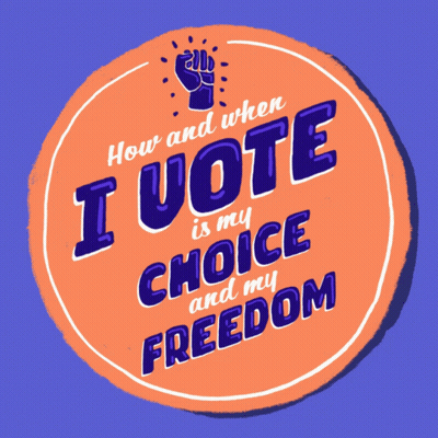Ballot Box Saying Vote Early In Maine GIF