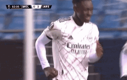 Balogun And Teammates Jumping And Celebrating GIF