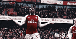 Balogun Taunts Then Shrug GIF