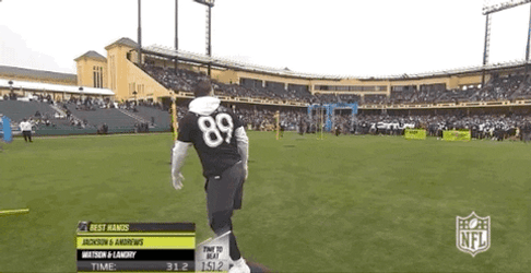 Baltimore Ravens Mark Andrews Catching Ball GIF