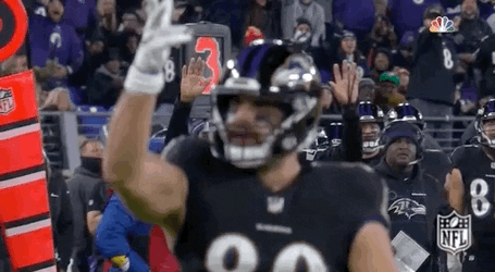 Baltimore Ravens Mark Andrews Nodding GIF