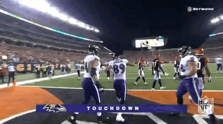 Baltimore Ravens Mark Andrews Team Celebration GIF