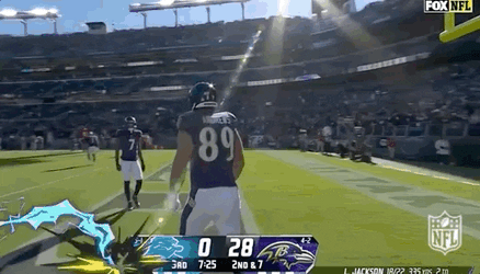 Baltimore Ravens Mark Andrews Touchdown Bump GIF
