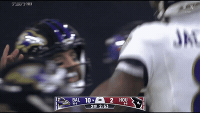 Baltimore Ravens Vs New England Patriots Football Game GIF