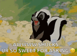 Bambi Awww Shucks Youre So Sweet GIF