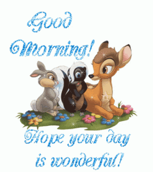 Bambi Disney Good Morning GIF
