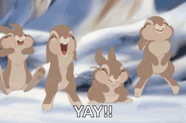 Bambi Jumping Up And Down GIF