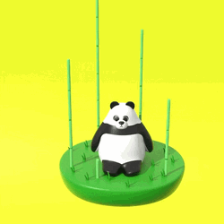 Bamboo Panda Toy
