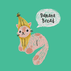 Banana Bread Banana Cat Meme GIF