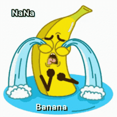 Banana Crying Tears GIF