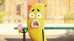 Banana Man Suffering From Trauma GIF