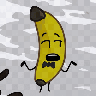 Banana With Bow Tie GIF