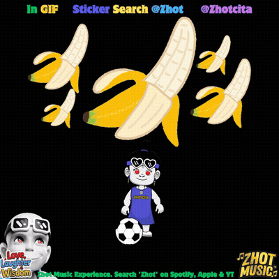 Bananas In GIF Sticker Search @Zhot GIF