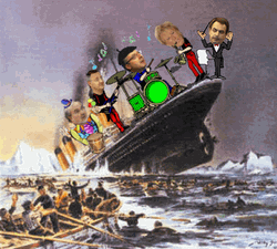 Band On Sinking Ship GIF