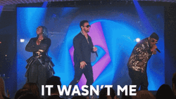 Band Singing It Wasn't Me GIF