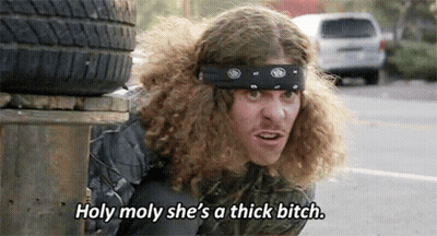 Bandana Man Holy Moly She's A Thick Bitch GIF