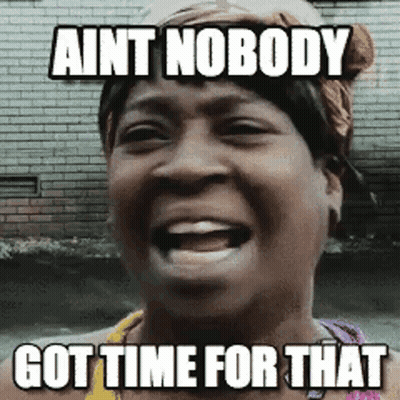 Bandana Woman Laughing Ain't Nobody Got Time For That GIF