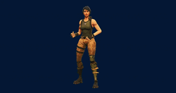 Bandolette Doing Fortnite Default Dance GIF