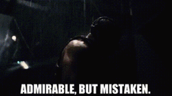 Bane Admirable But Not Mistaken GIF