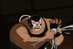 Bane Muscles Growing GIF