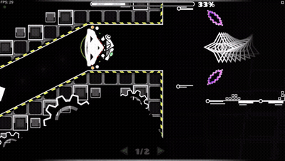 Bang Bang Game Screenshot With Blue Face GIF