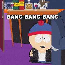 Bang Eric Cartman Fireworks South Park GIF