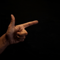 Bang Funny Finger Fake Gun  GIF