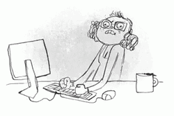 Bang Head On Desk Sketch Gamer GIF