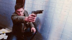 Bang Jensen Ackles Fake Gun GIF