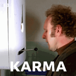 Banging Head Karma  GIF