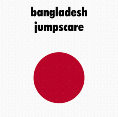 Bangladesh Jumpscare Logo With Red Circle GIF