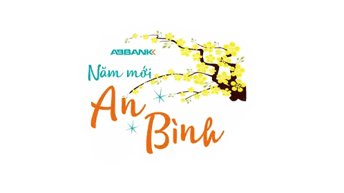Bank Ad With Tree Branch And Yellow Flowers Sticker