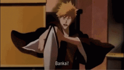 Bankai Bleach Ichigo Kurosaki Anime  GIF