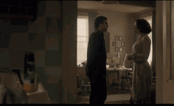 Banner Hulk's Alter Ego Face To Face With Black Widow GIF