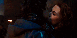 Banner Hulk's Human Kissing Black Widow GIF