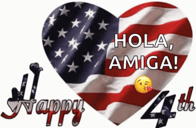 Banner Saying Happy 4th of July
