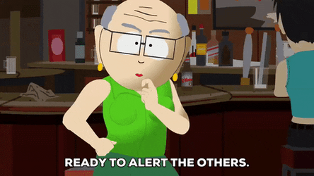 Bar Hopper Mr Garrison South Park  GIF