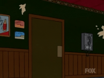 Bar Trouble Homer Simpson Running Away GIF